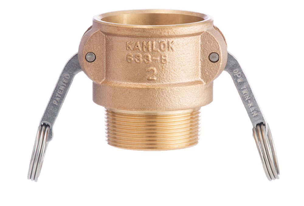 Camlock耦合器在线（青铜）633-BB 4英寸BR