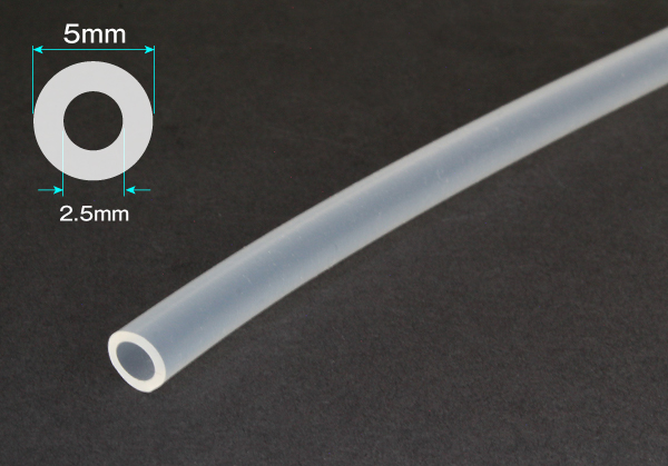 有机硅橡胶管2.5mm x 5mm切割