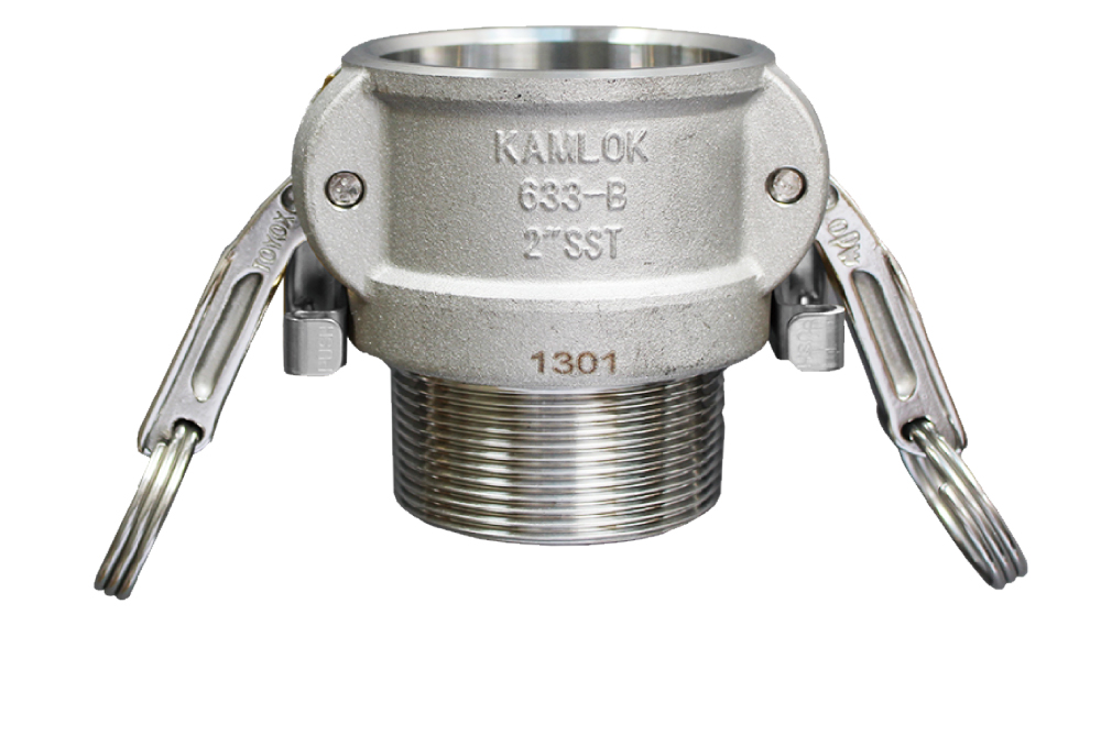 Camlock双锁类型铜在线（SUS）633-BBL 4英寸SST