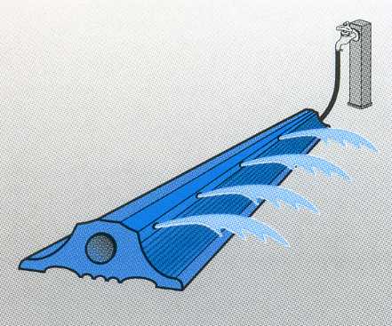 雪融化浇水护罩软管（单侧孔）（10m x 2片）