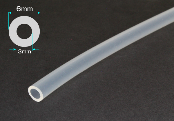 有机硅橡胶管3mm x 6mm切割