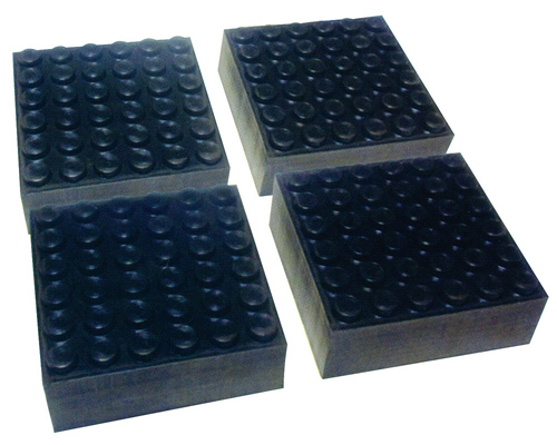 [停产]低耗尽橡胶垫20T x 100 x 100毫米