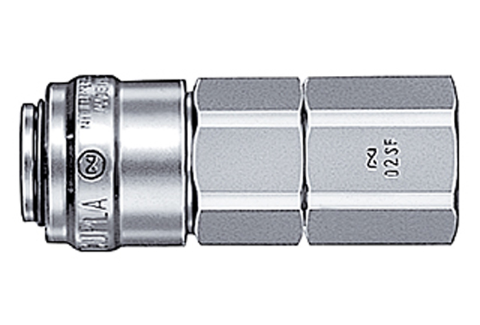 超级耦合器（用于轻巧的小型空气管道）02SF RC1/4（PT1/4）5 PCS
