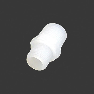 PVDF NIPPLE NPT3/8 MALE-1/2  TEG182425