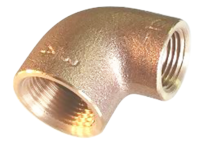 铜合金BC-6(青铜）  异径エルボ BC RL2ｘ1-1/2