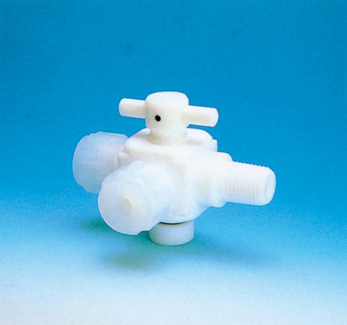 对于PTFE三向阀装置，适用的管外径14&phi;x连接螺钉PT3/8