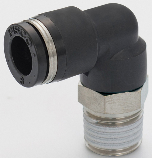 管子安装抗静脉肘PL 6-03-EG适用管外径6螺钉R3/8 10件