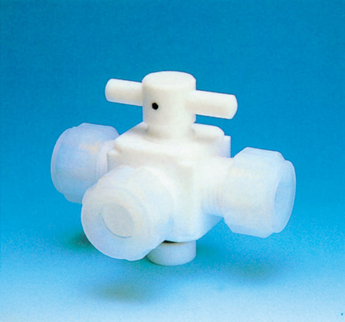 所有PTFE三向阀（用于连接）适用的管外径12&phi;孔直径&phi;2.8