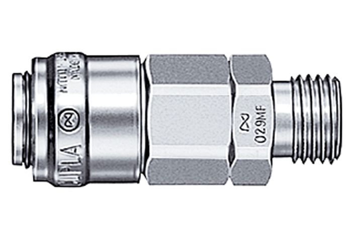 超级耦合器（用于轻巧的小型空气管道）02SMF G1/4（PF1/4）5 PCS