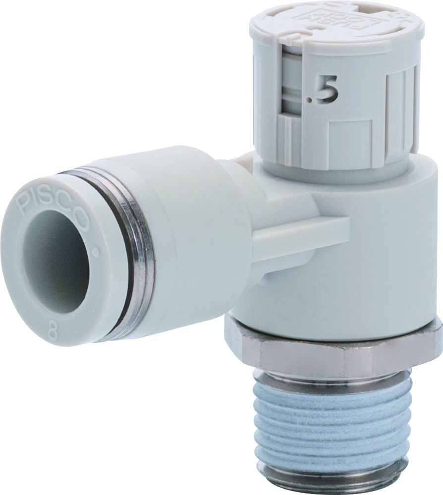 速度控制器拨号类型Elbo Metal Outlet低流量英寸尺寸JSGC5/16-04ALW