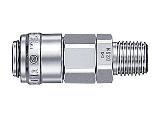 超级耦合器（用于轻巧的小型空气管道）02SM RC1/4（PT1/4）5 PCS