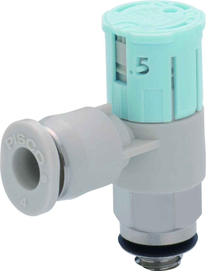 速度控制器拨号类型Elbo金属低流量英寸尺寸JSGC1/8-m3blw