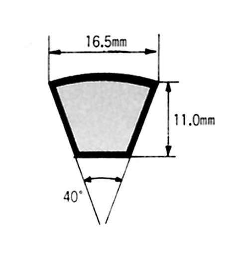 标准V带B号145有效音高3683mm