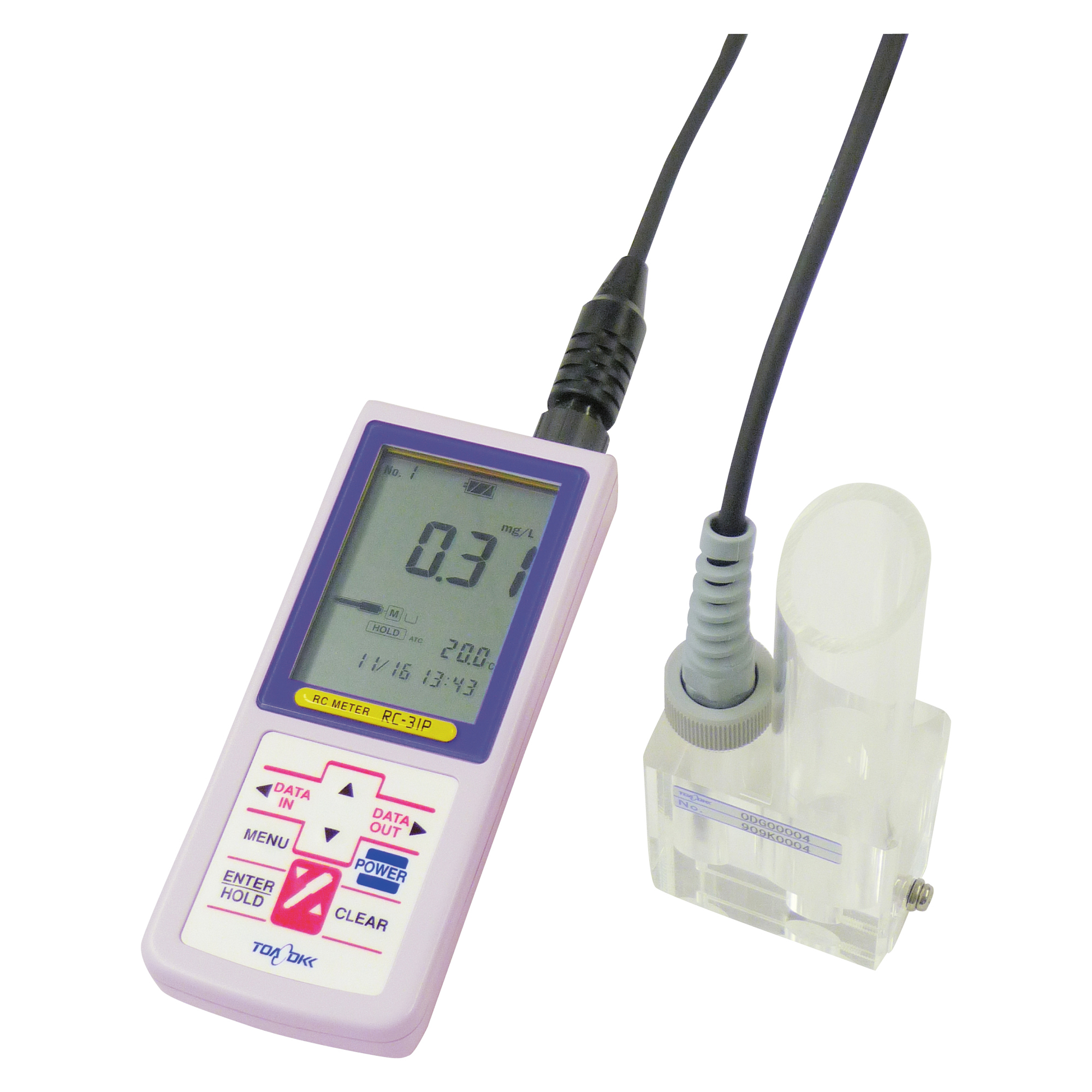 用于测量水龙头的便携式残留氯计RC-31P-Q