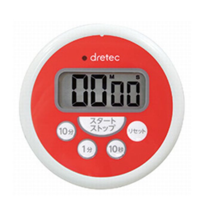 可洗的计时器红色T-533RDHA 1979-01-0005490