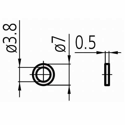 替ワツシヤー0.5MM（S18用）204355