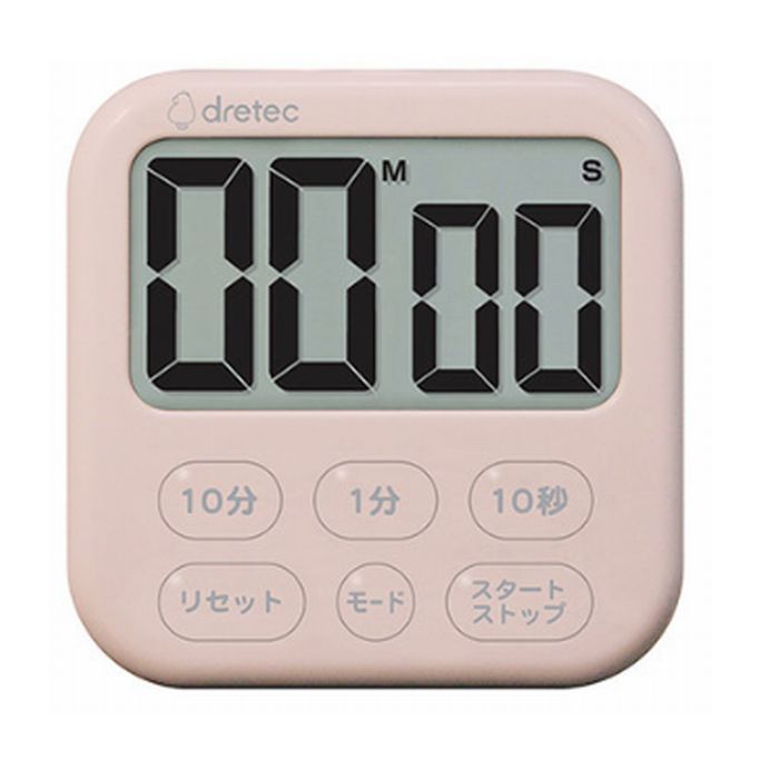 大屏幕计时器&ldquo;肥皂6&rdquo;粉色T-615pk 1979-01-0005710