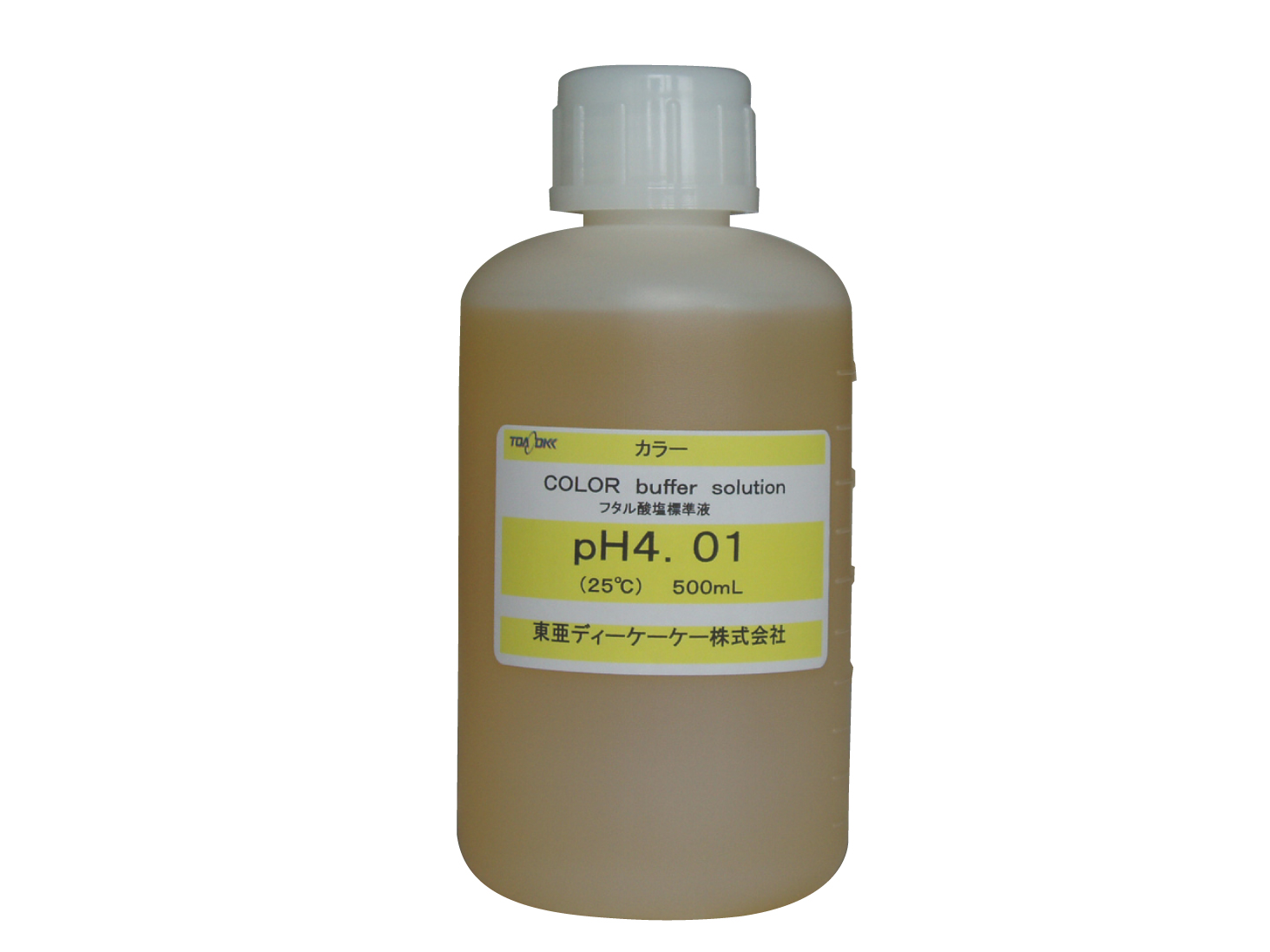 彩色pH标准溶液（500ml）邻苯二甲酸盐颜色pH标准解决方案PH4.01CL