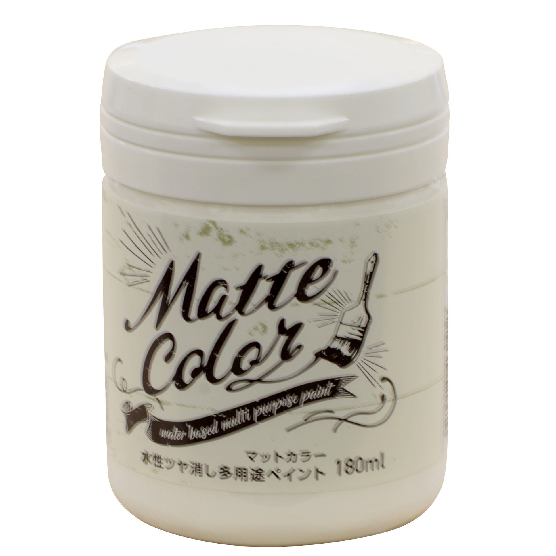 水基多功能油漆哑光颜色180ml白雪公主白色