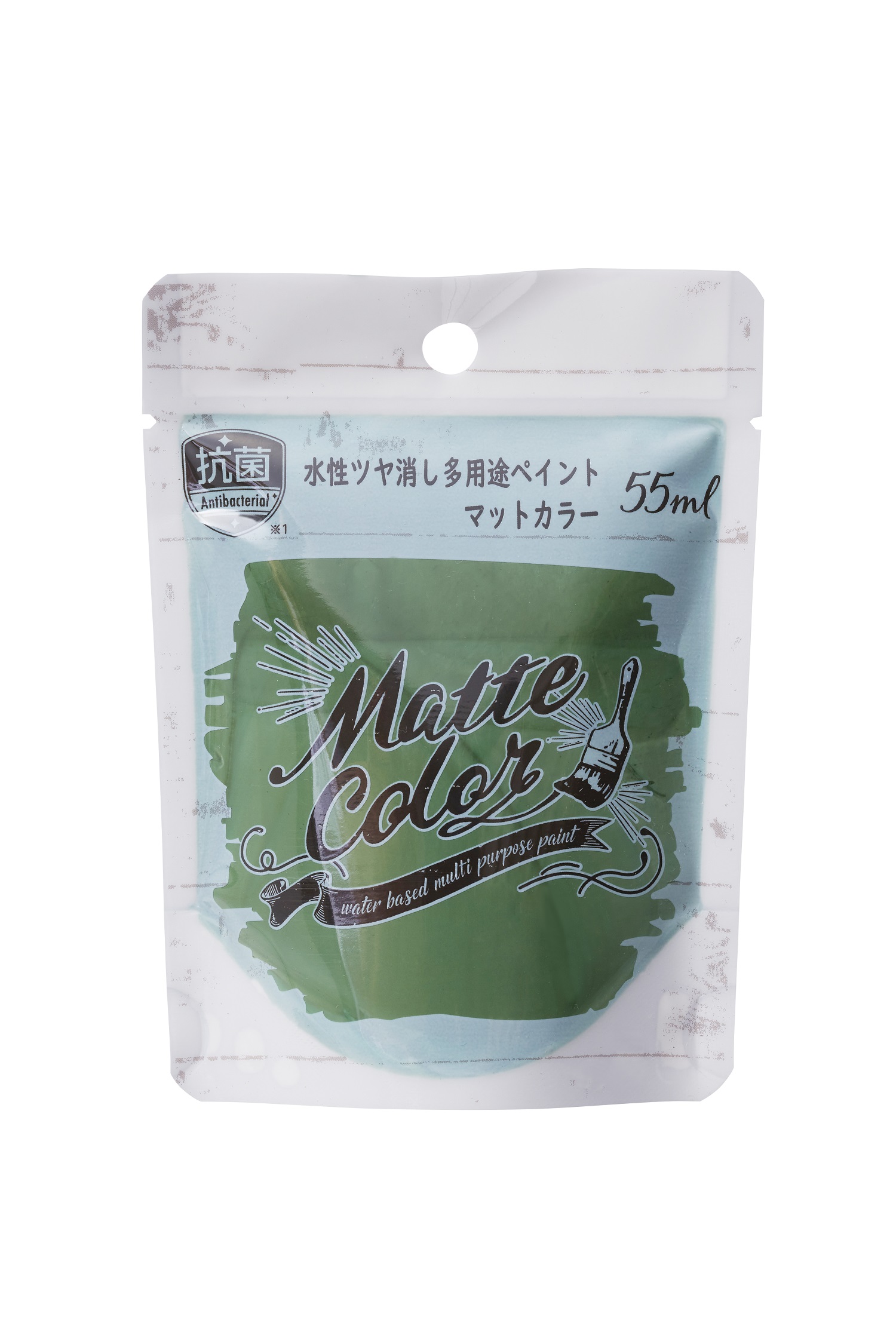 水基多功能油漆哑光颜色55ml橄榄绿色