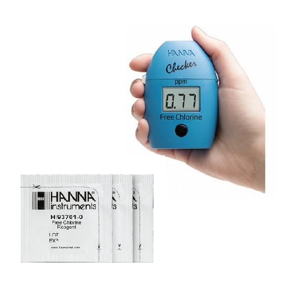 残留的氯量表（游离氯 +试剂（100袋））HI 701 + HI 93701-01