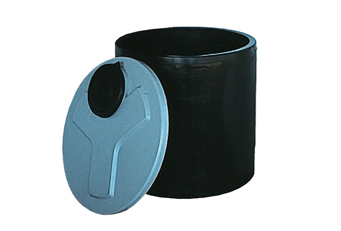 小型坦克N型黑色200L带盖