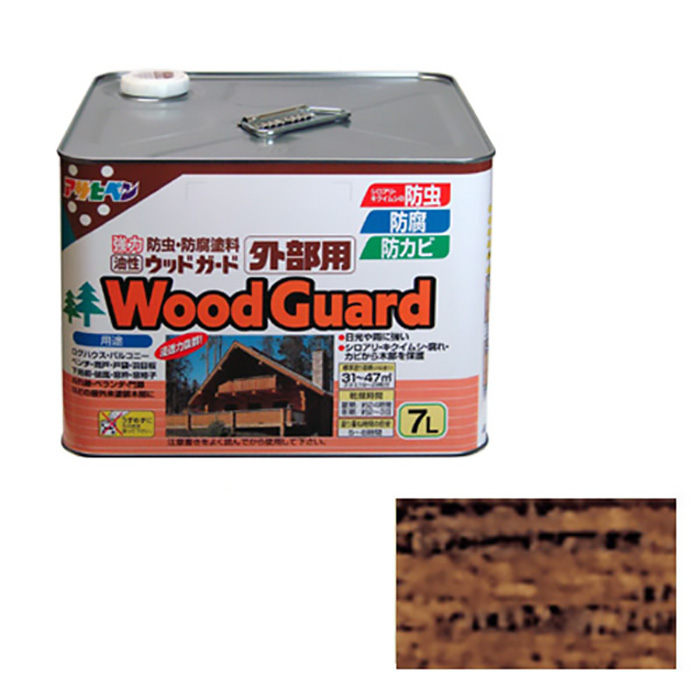 油基木护卫，外部用途，7L胡桃木