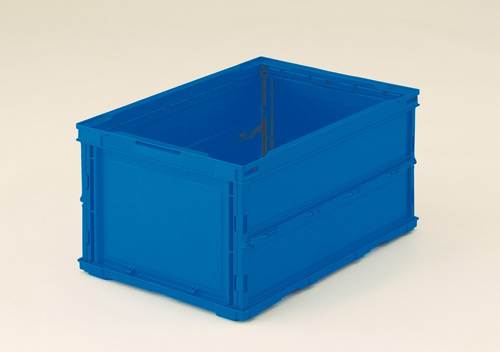 薄折叠容器betanko，无通风口，毛刺，530x366x272hmm