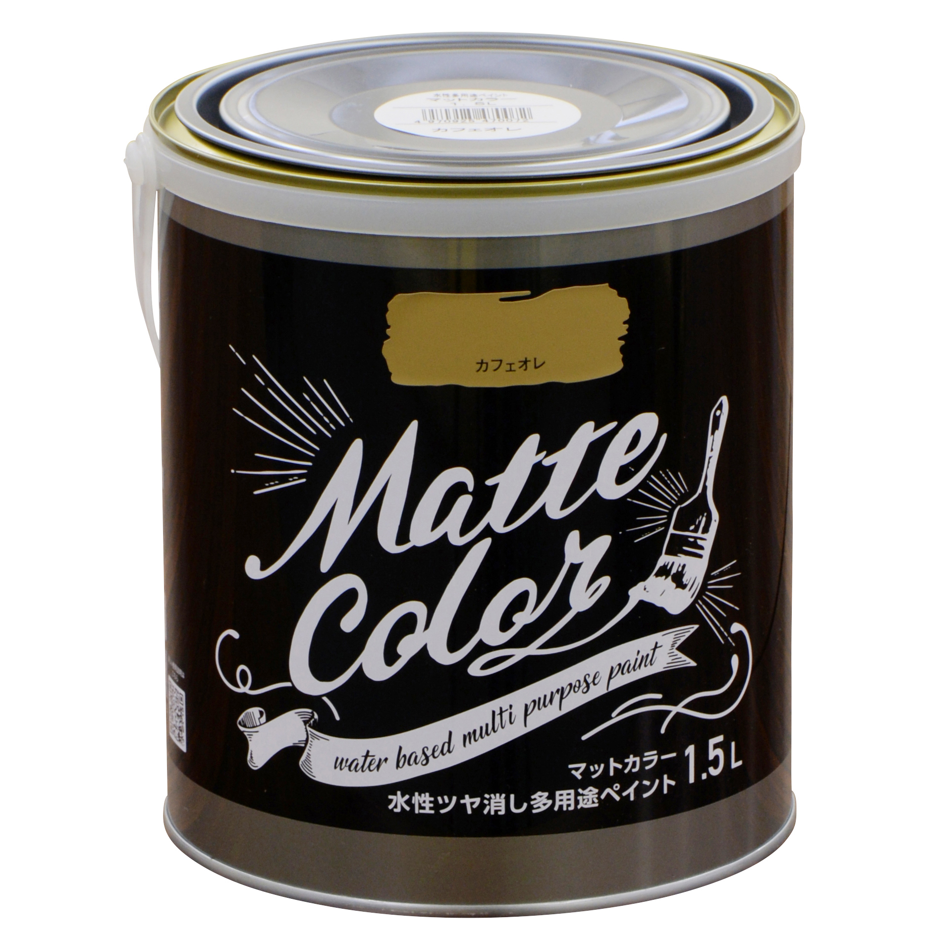 水基多功能油漆哑光颜色1.5L咖啡馆