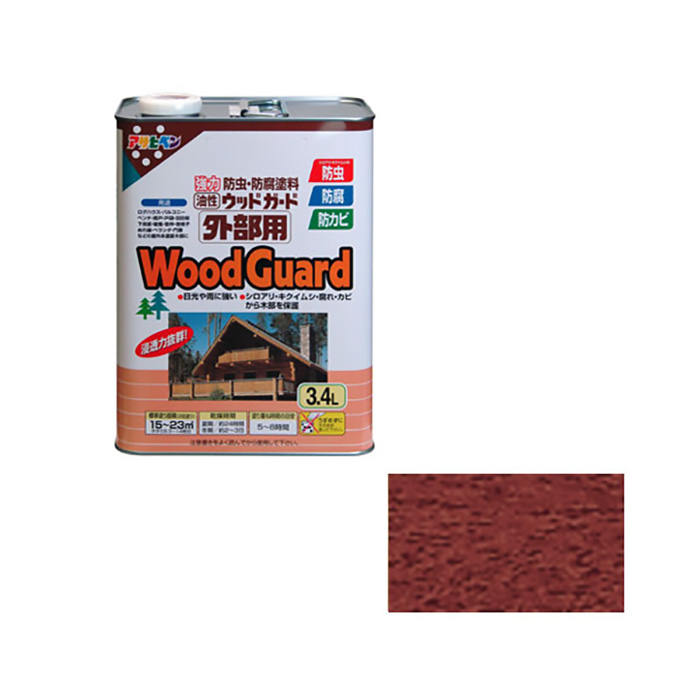 油性木制护卫，外部用途，3.4L桃花心木