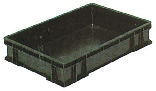 San Eleknar San Bocks＃56D导电PP 658MMX448MMX122MM黑色