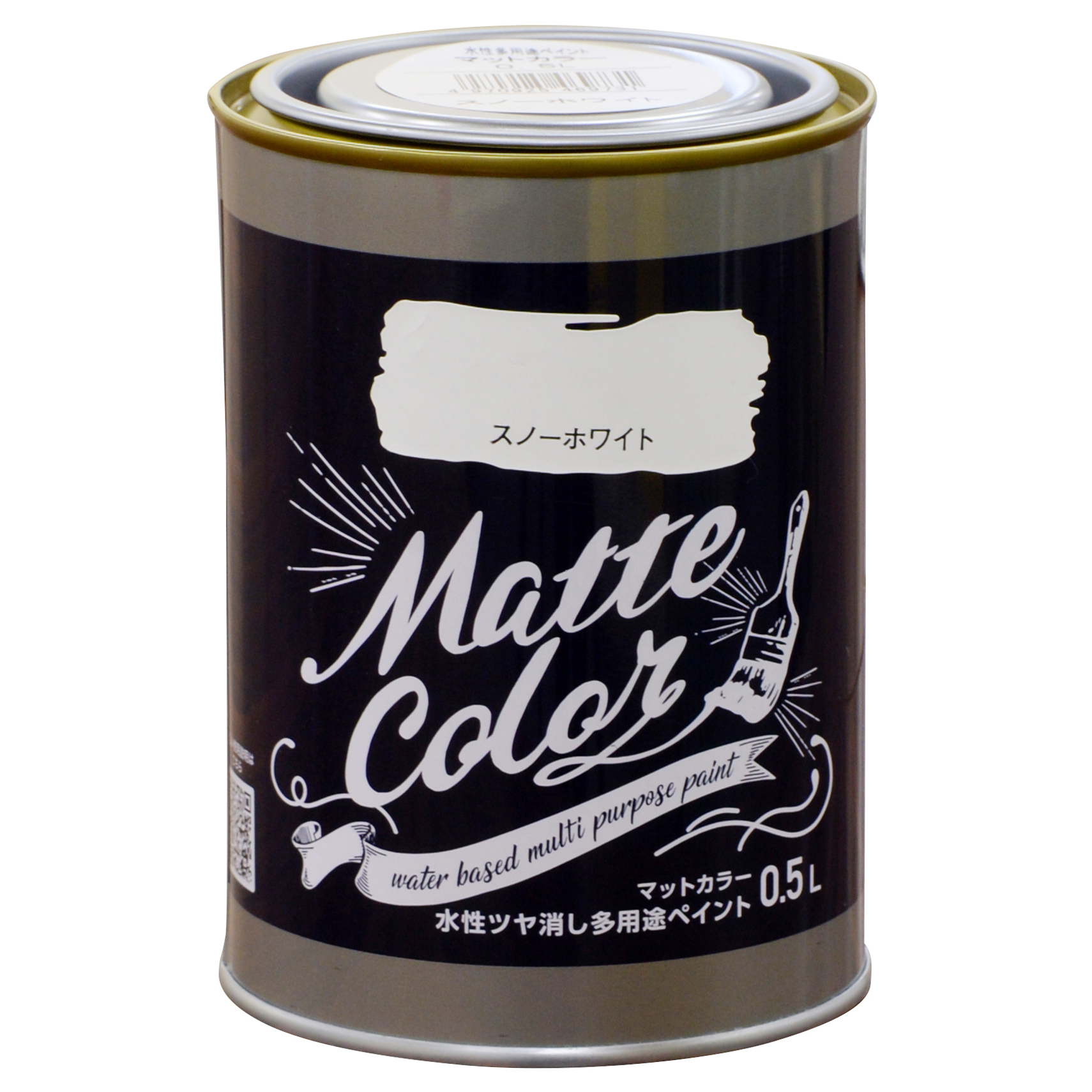 水基多功能油漆哑光颜色0.5L白雪公主