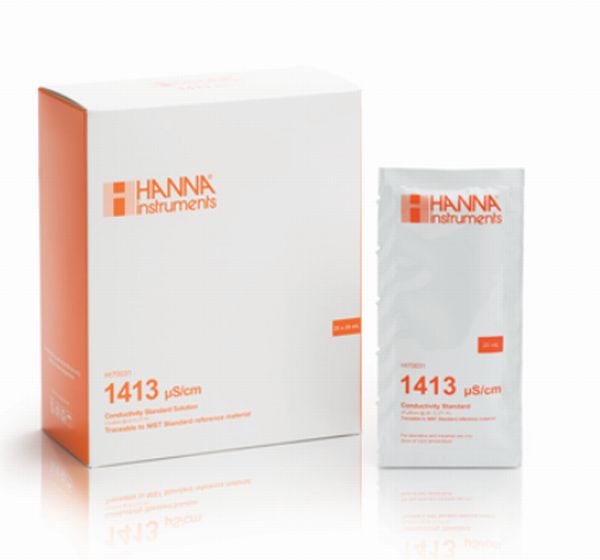 EC标准液 1413 &mu;S/cm 20mL&times;25袋HI 70031P