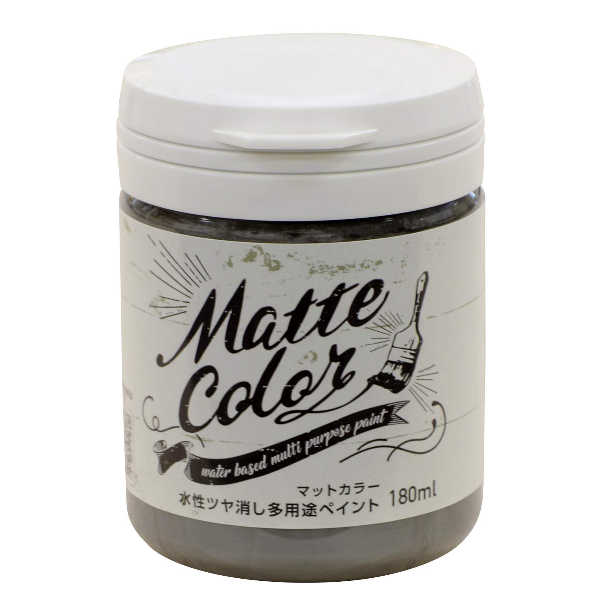 水基多功能油漆哑光颜色180ml石板灰色