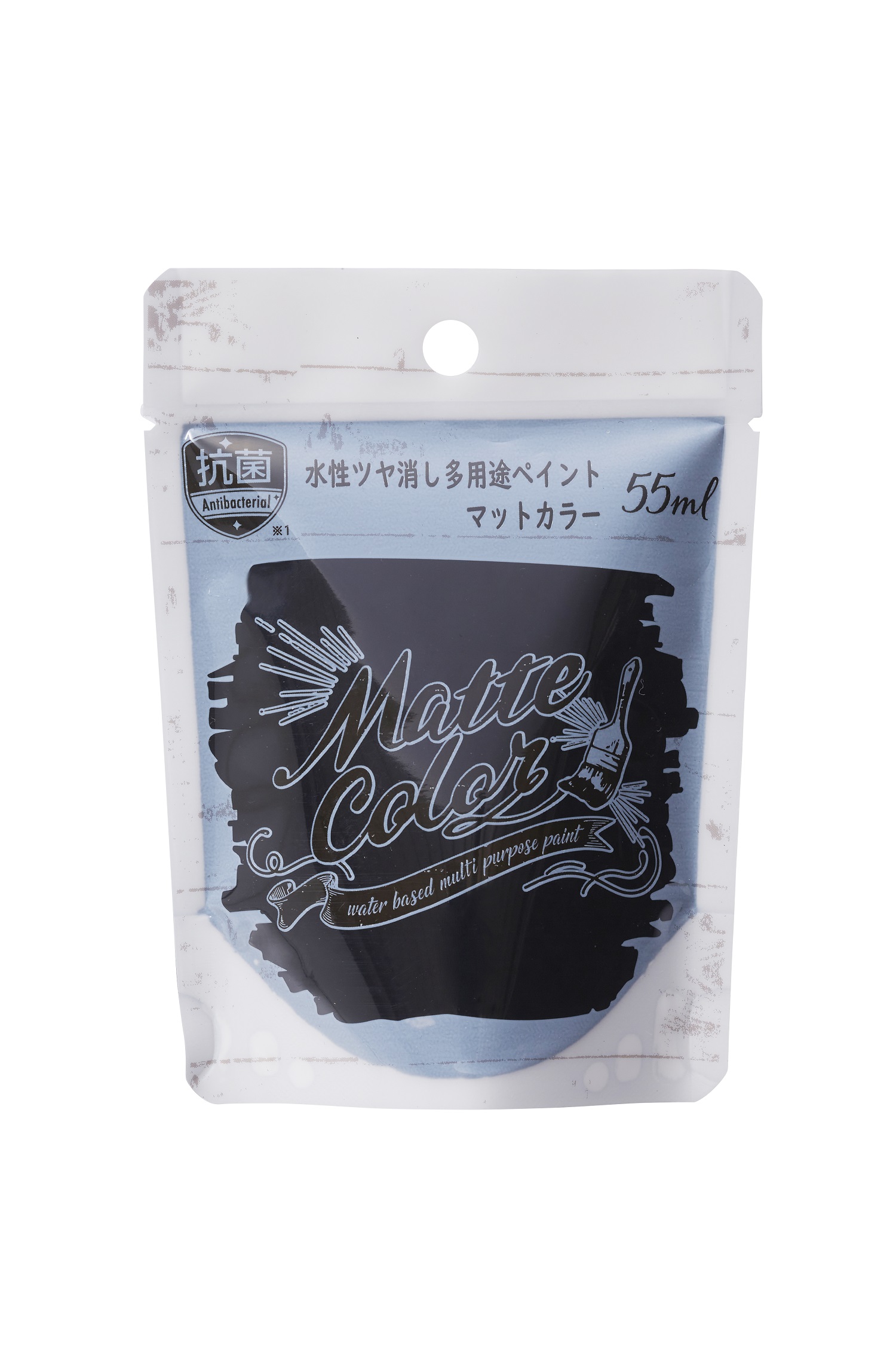 水基多功能油漆哑光颜色55毫升黑色