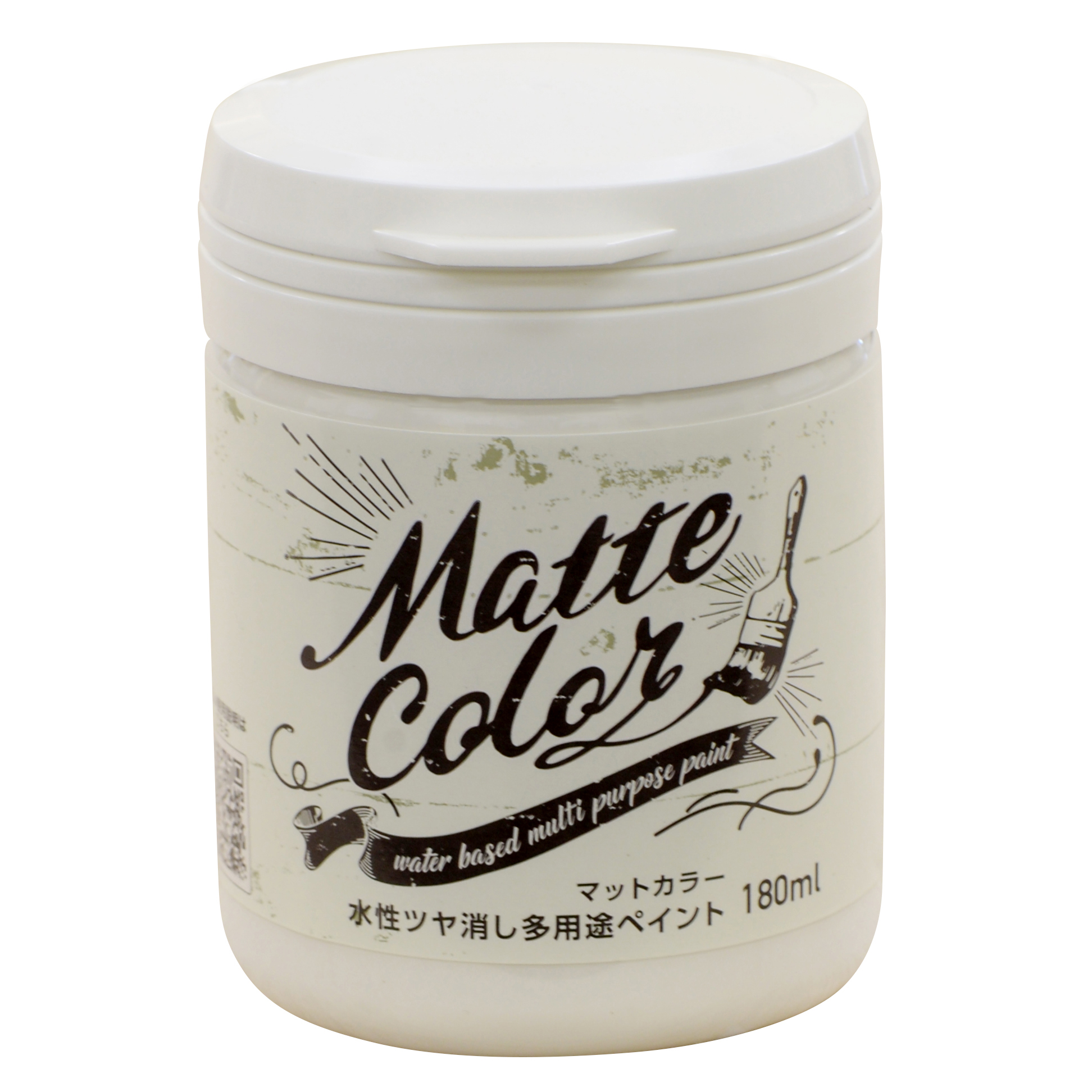 水基多功能油漆哑光颜色180ml冰白色