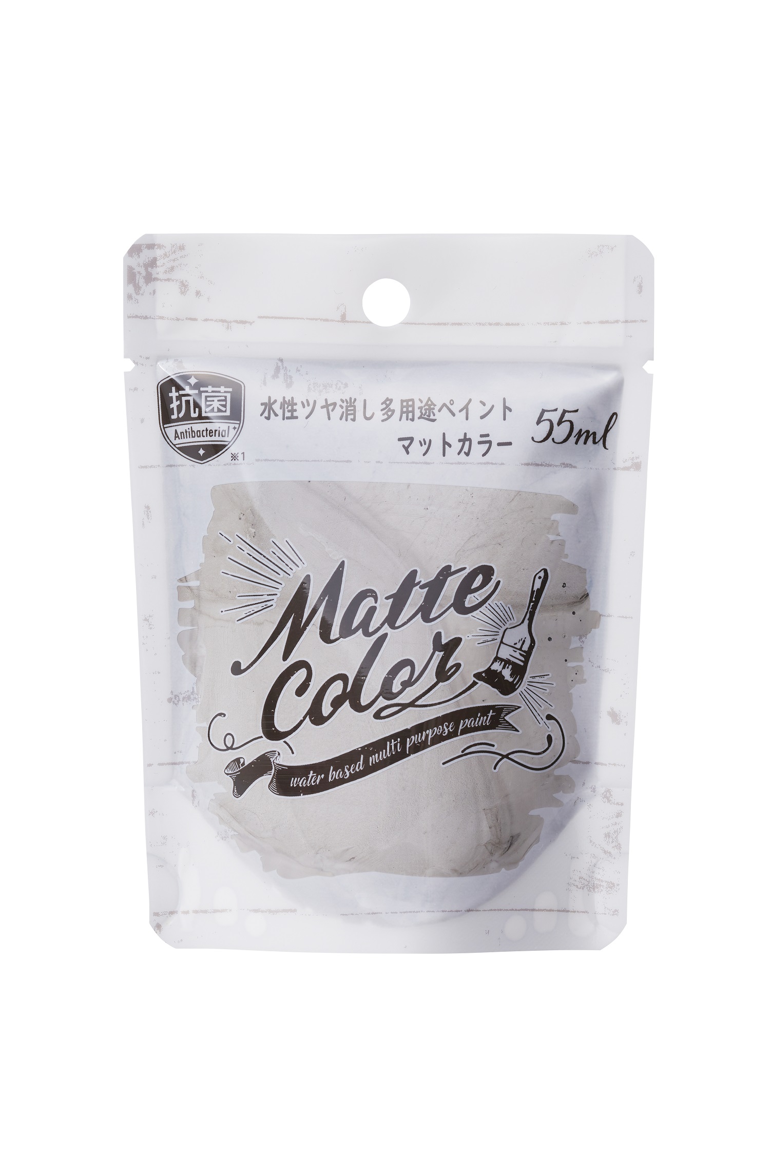 水基多功能油漆哑光颜色55ml灰灰色