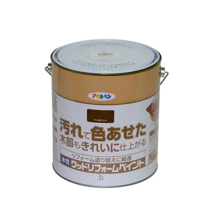 水基木制改革油漆3L胡桃木