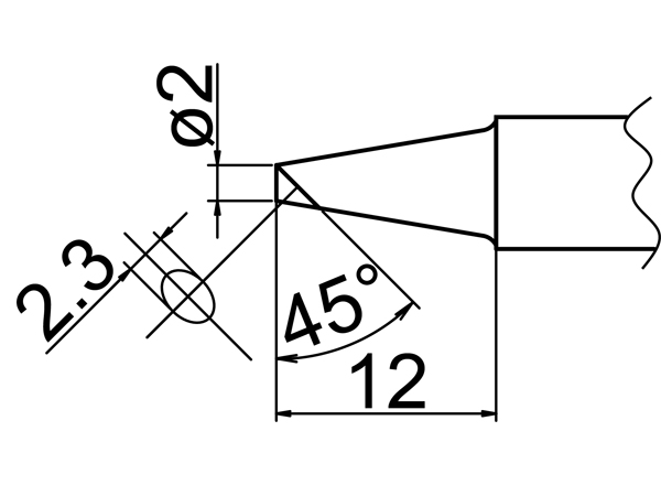 FX-838箭头尖2BC类型的表面仅T20-BCF2