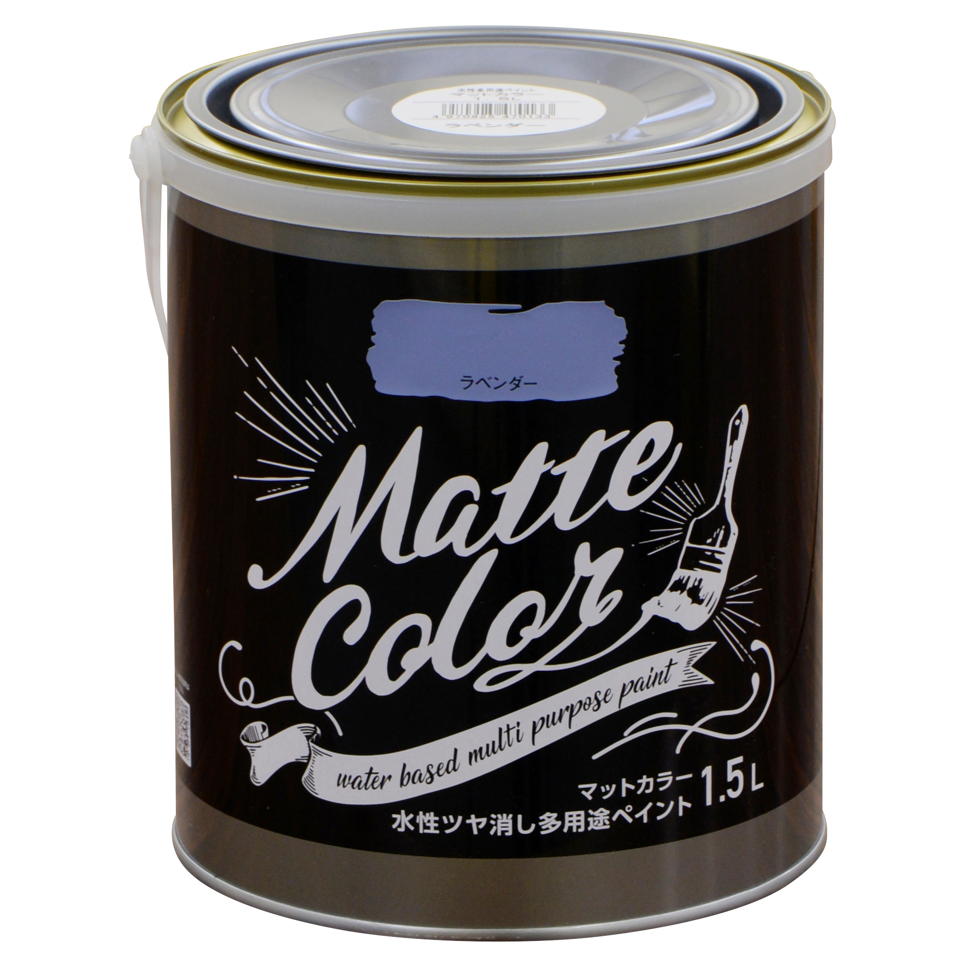水基多功能油漆哑光颜色1.5L薰衣草