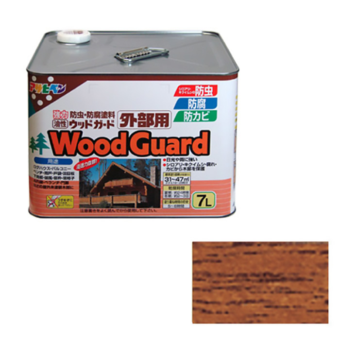油基木护卫，外部用途，7L柚木