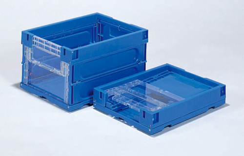 带门的Oricon（PP）Oricon 28B带滑门440mm x 318mm x 248mm蓝色