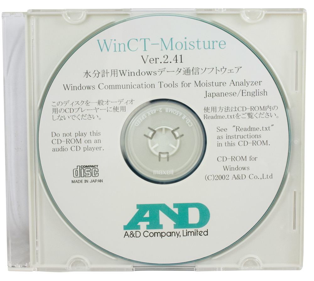 Winct-Moisture（数据处理软件）AX-MX-42