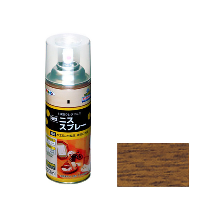 清漆喷雾420ml胡桃木