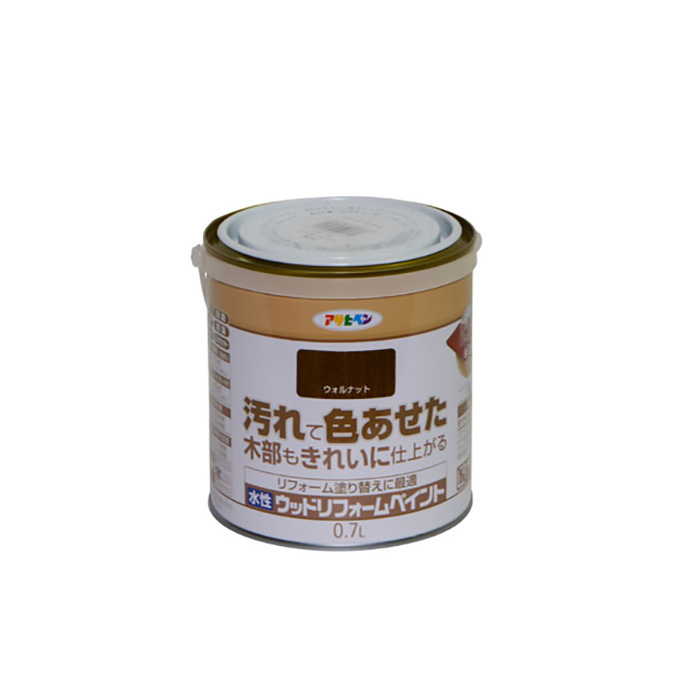 水基木制改革油漆0.7L胡桃木