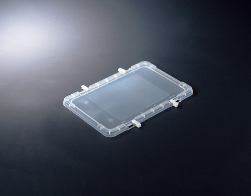 透明的容器TP-34盖，锁定清晰