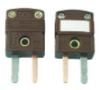 欧米茄热电偶微型连接器（雄性）T型（棕色）SMPW-TJ-M 100pcs 28190