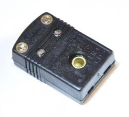 欧米茄热电偶微型连接器（女）J型（黑色）SMPW-J-F 22266