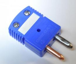 欧米茄热电偶标准连接器（雄性）T型（蓝色）OSTW-T-M 22272