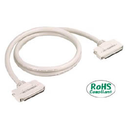 带有连接器的屏蔽电缆，两端用于96针的半程连接器PCB96PS-1.5P 20651